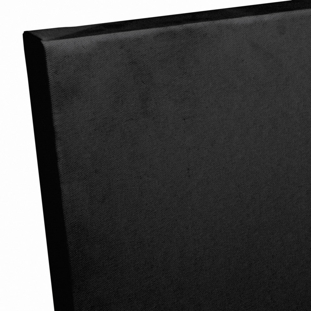 Black and White Moonrise Print on Canvas