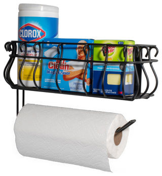 Wall Mounted Kitchen & Bath Rack, Paper Towel Rack
