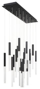 Benicio 18 Light Chandelier, Black