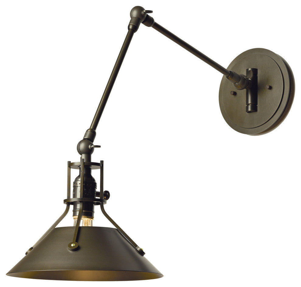 Henry Sconce, Bronze Finish, Bronze Accents