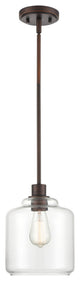 Millennium 6901-RBZ One Light Pendant, Rubbed Bronze Finish