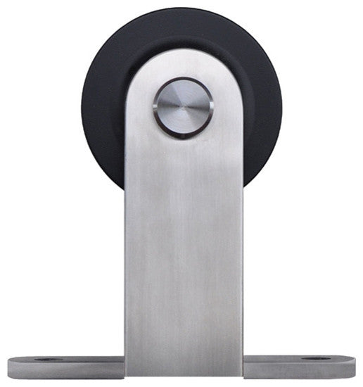 Stainless Steel Gage Barn Door Hardware, 100" Rail