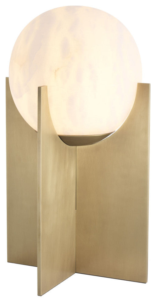 Brass Alablaster Globe Table Lamp | Eichholtz Scorpios