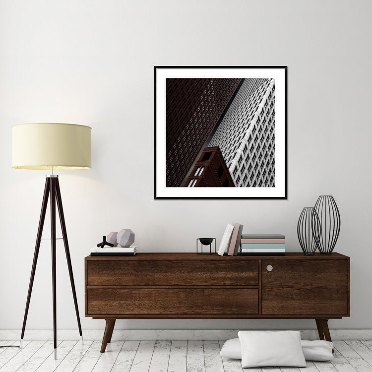 "In Tribulation" Framed Digital Print by Gilbert Claes, 44x44"