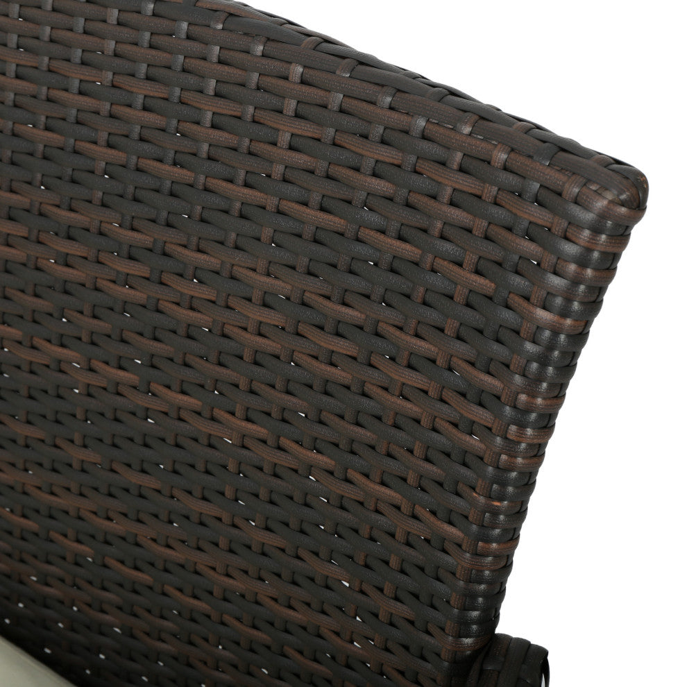 GDF Studio 2-Piece Ines Multi-Brown Outdoor Set