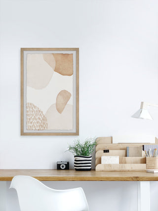 "Moderate Intensity" Framed Painting Print, 30x45