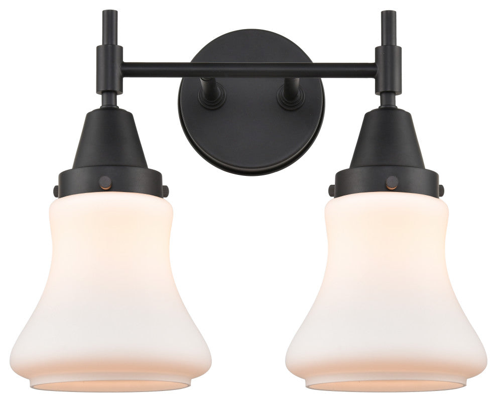 INNOVATIONS LIGHTING 447-2W-BK-G191 Caden 2 Light 17 inch Bath Vanity Light