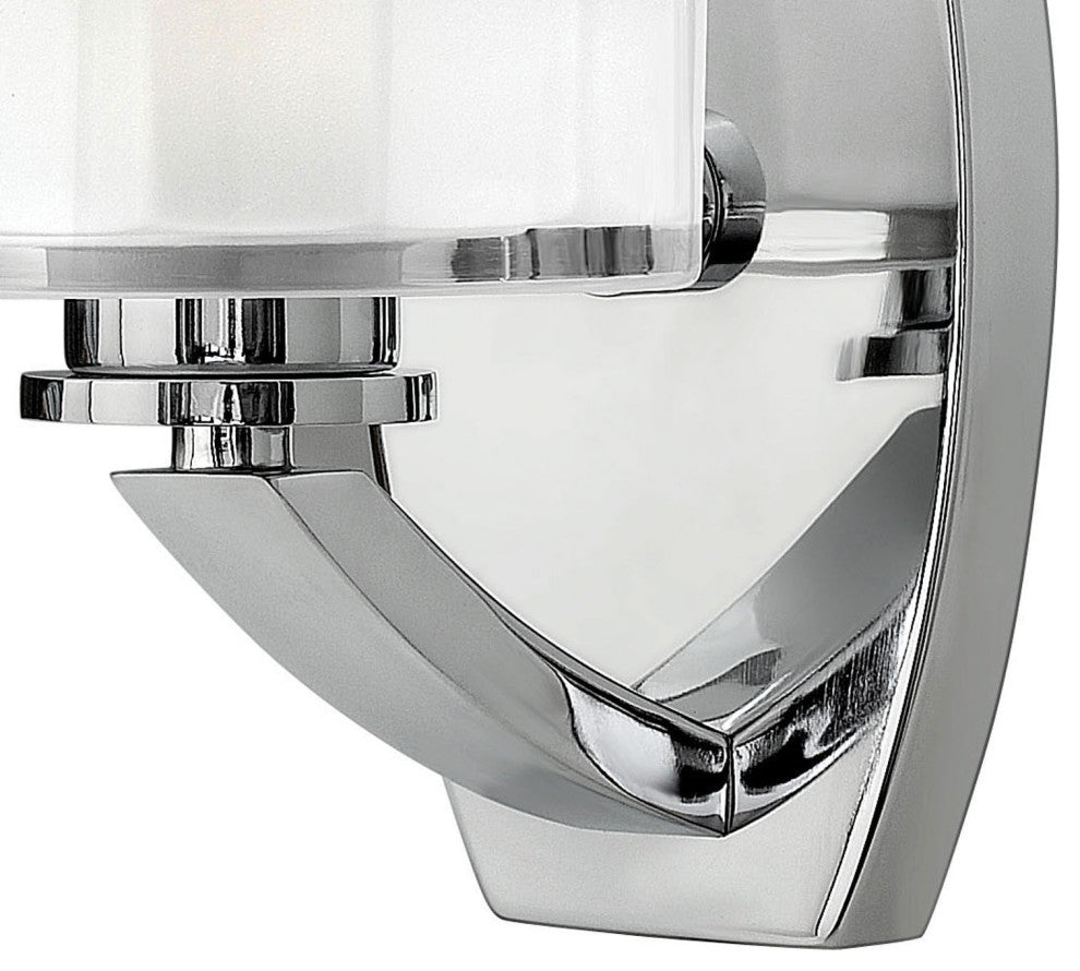 Hinkley Meridian Small Single Light Vanity, Chrome