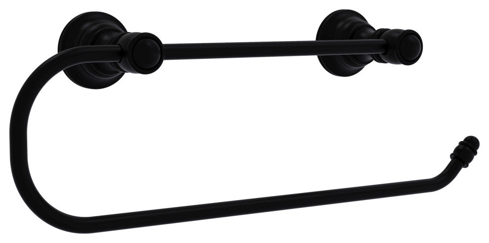 Carolina Wall Mounted Paper Towel Holder, Matte Black
