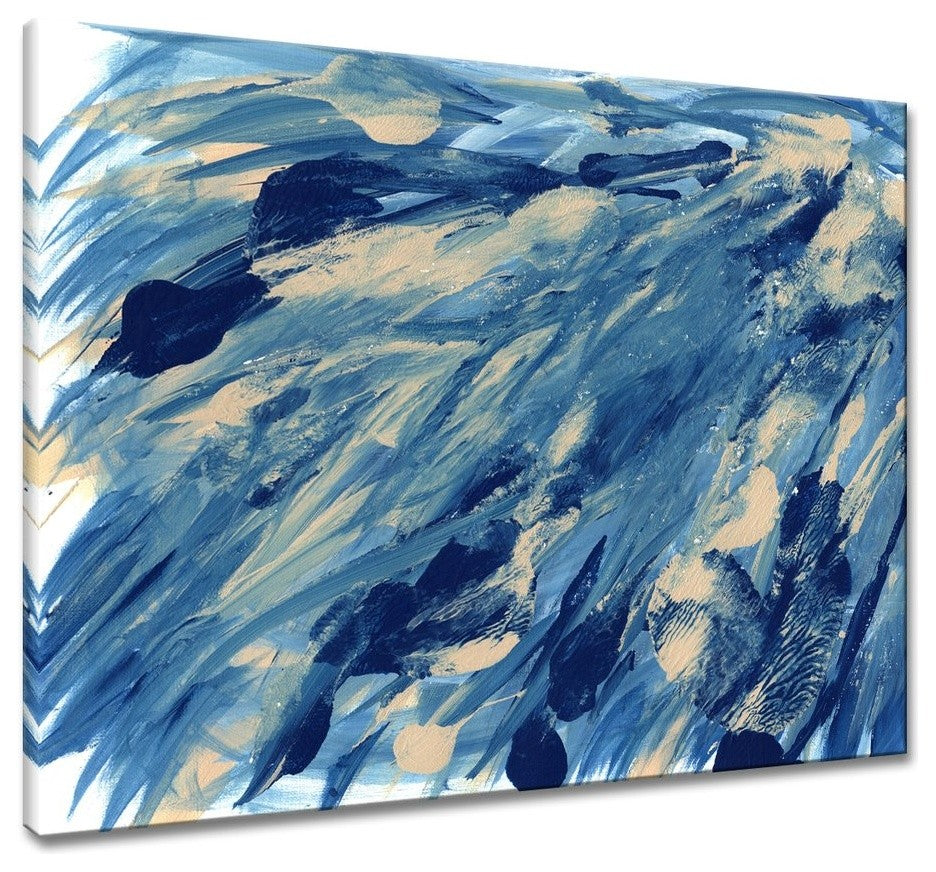 Ready2HangArt 'Midnight Swim' Canvas Wall Decor, 16"x20"