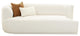 Fickle Modular Left Arm Facing Loveseat, Cream