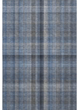Premium Machine Washable Mayfield AMF548 Blue 5' x 7'6" Rug