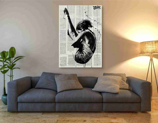 Epic Graffiti "Dive" by Loui Jover, Giclee Canvas Wall Art, 40"x60"