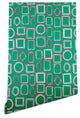 Deny Designs Sharon Turner Picture Frames Green Wallpaper, Green, 2'x4'
