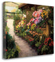 "Spring Flower Market" By Montserrat Masdeu, Giclee Print on Gallery Wrap Canvas