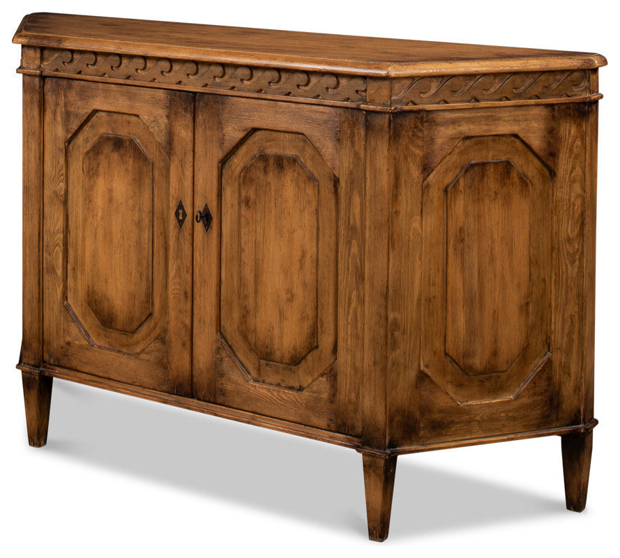 Wrenn Credenza Brown Cabinet for Living Room
