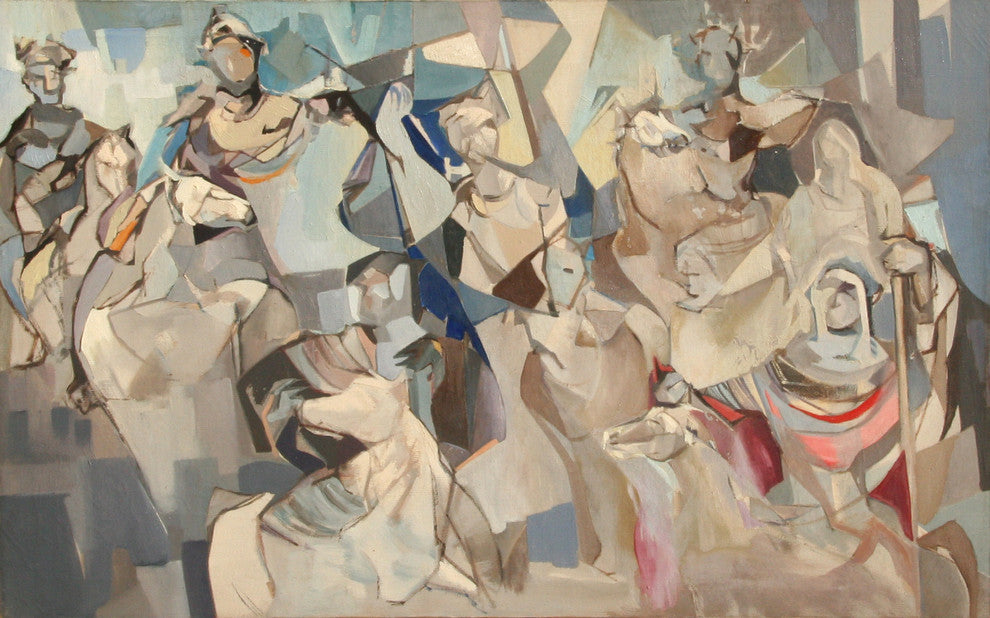 John F. Leonard "Untitled 5", Oil Painting