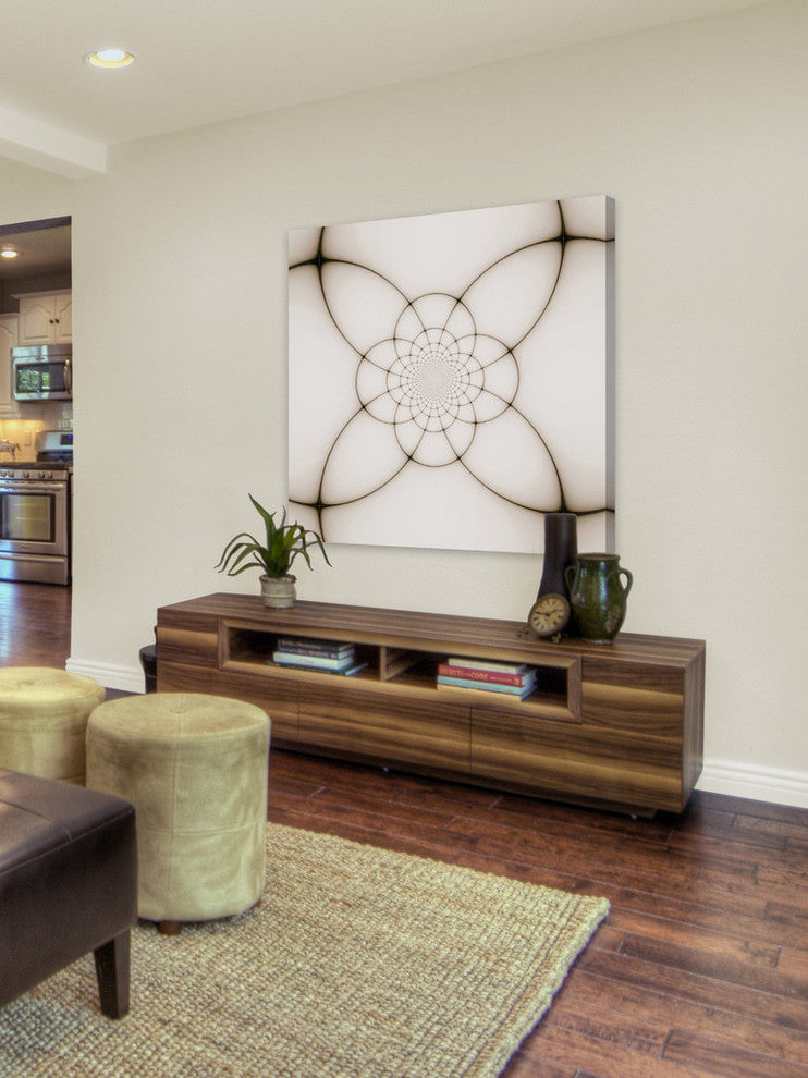 "Petal View" Painting Print on Wrapped Canvas