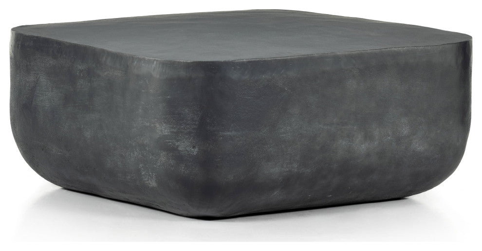 Basil Square Coffee Table-Aged Grey