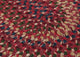Colonial Mills Midnight MN87 Burnt Brick Traditional Area Rug, Round 6'x6'