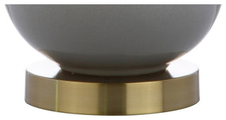 Gradient 25" Ceramic and Brass Table Lamp