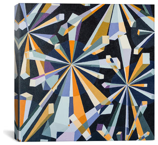 "Purple Study" by Rebecca Moy, 37"x37"
