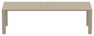 Compamia Vegas XL Extendable 102"-118" Dining Table, Taupe