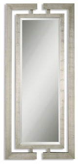 Catarina Contemporary Silver Wall Mirror