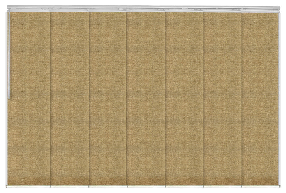 Daffodil 7-Panel Track Extendable Vertical Blinds 110-153"W