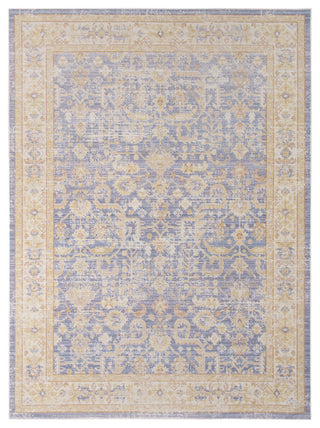 Ceniscia Tatum Vintage Polyester Area Rug, Lavender, 5'3"x7'3"