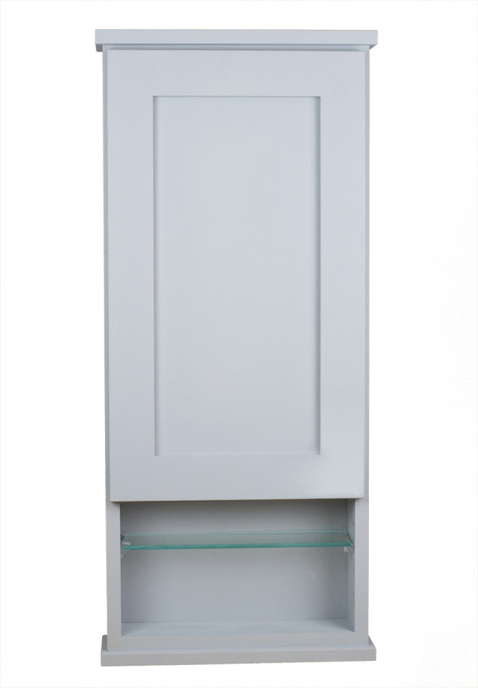42" Orpheus  On the wall Cabinet with 12" open shelf 2.5" deep