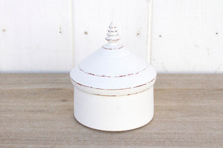 Siwan Turned Wood White Box