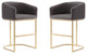 Manhattan Comfort Louvre Counter Stool, Set of 2