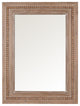 Square Accent Wooden Wall Mirror