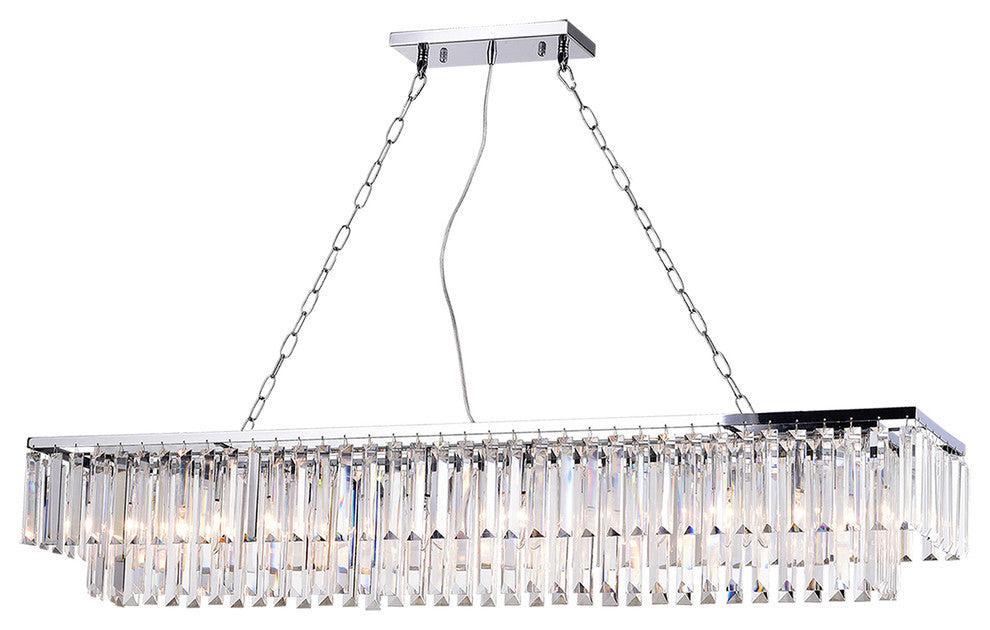 Kratos 8-Light Crystal Chandelier
