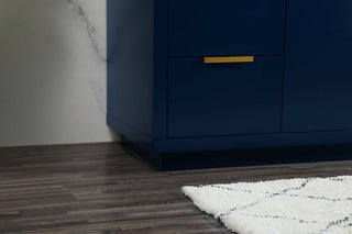 Bethany Single Bathroom Vanity, Blue, 60"