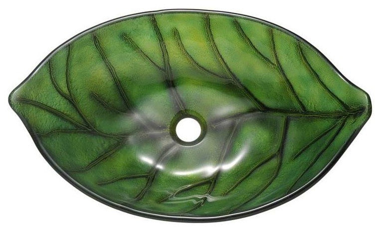 P906 Colored Glass Vessel Sink
