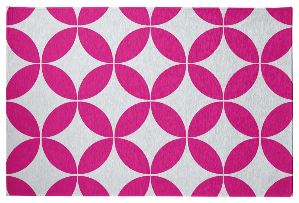 Eye Opener Spring Chenille Rug, Orchid, 4'x6'