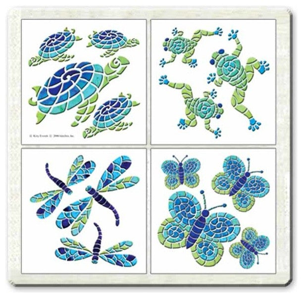 Confetti Accents Peel and Stick Tiles, 4-Piece Set