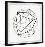 "Prism Chasm" Framed Painting Print, 32"x32"