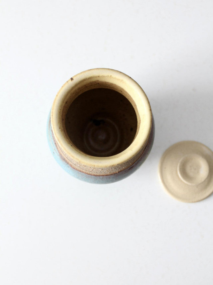 Consigned, Vintage Studio Pottery Jar