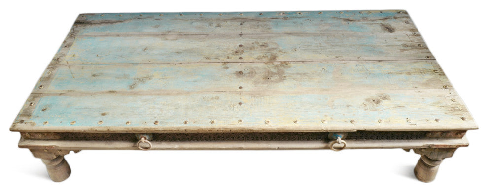 Consigned Vintage Teak Takhat Coffee Table 1
