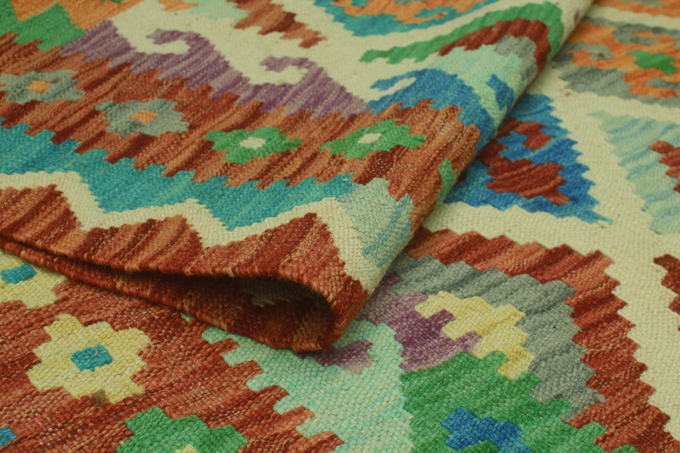 Sangat Kilim Rafiki Ivory Rug