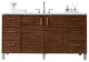 James Martin 850-V60S-AWT-3AF 60" Single Vanity with 3 CM Solid Surface Top