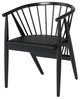 Danson Black Naugahyde Dining Chair, HGYU227
