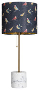 Isla Marble Base Lamp With Bird Shade
