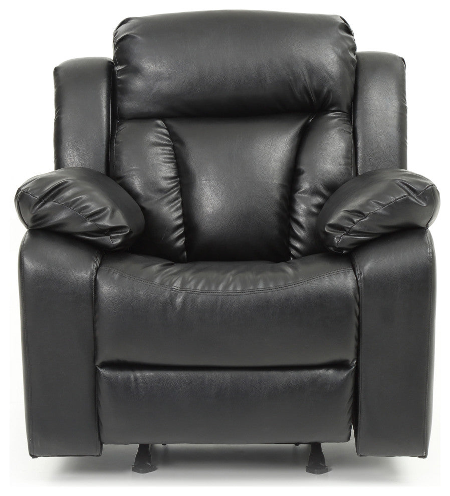 Springfield Rocker Recliner, Black