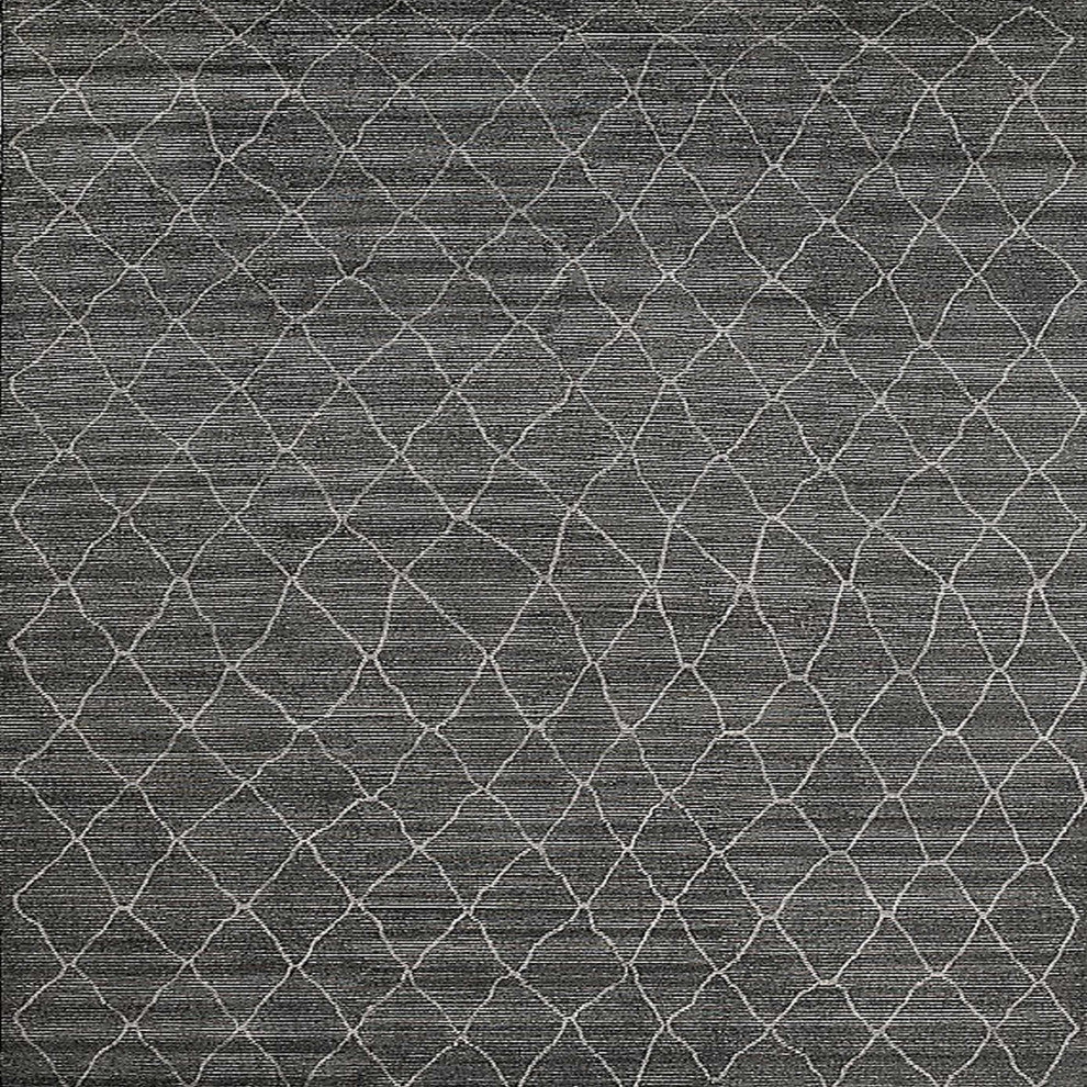Ahgly Company Indoor Square Mid-Century Modern Area Rugs, 4' Square
