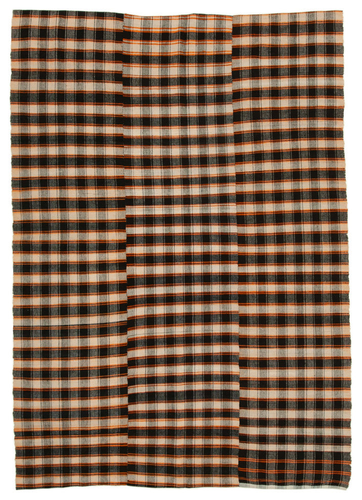 Rug N Carpet - Handwoven Oriental 6' 6'' x 9' 1'' Decorative Wool Kilim Rug