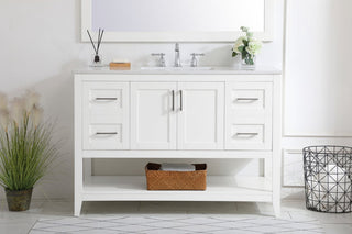 Elegant VF16048WH 48"Single Bathroom Vanity, White